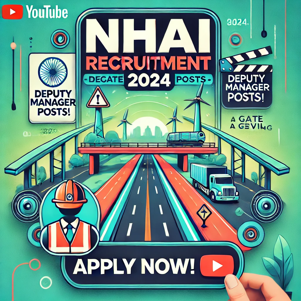 NHAI Recruitment 2024: Deputy Manager (Technical) - Apply Now